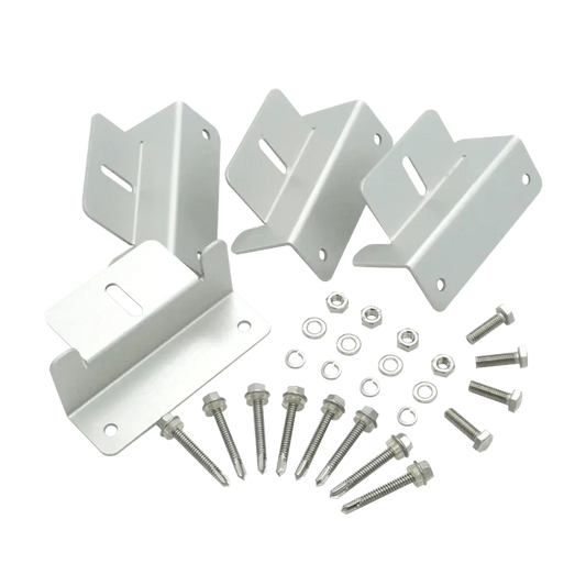 Kit Soporte 4 Piezas (Aluminio, con Bulonería)