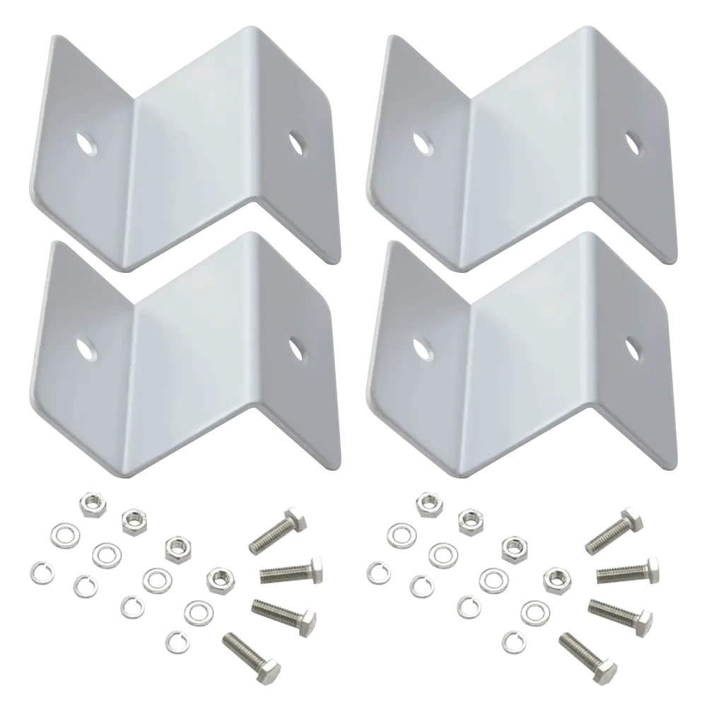 Kit Soporte 4 Piezas (Aluminio, con Bulonería)