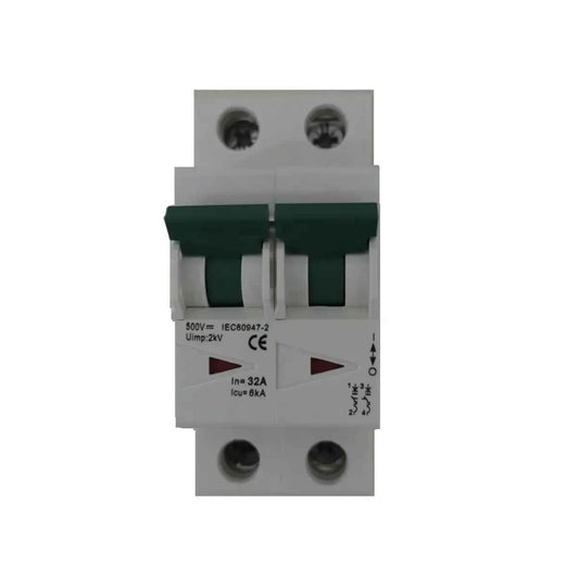 Protector Térmico 500Vcc 32A 2P