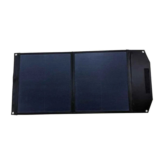Cargador portátil de panel solar (Flexible, con USB y DC) – 60W