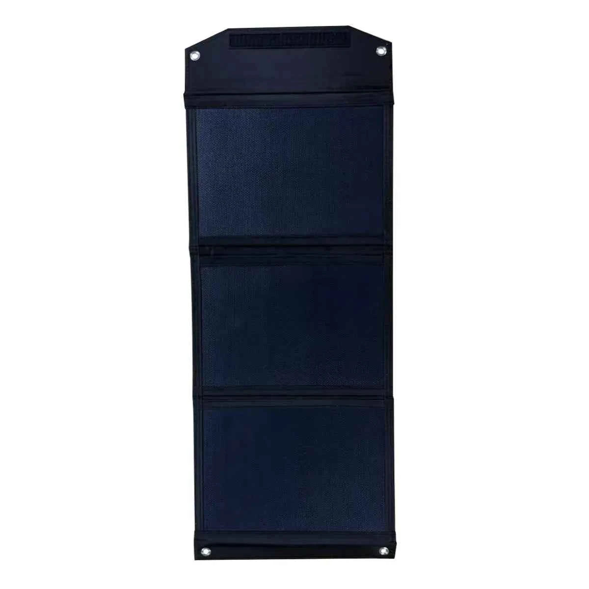Cargador portátil de panel solar (Flexible, con USB y DC) – 60W