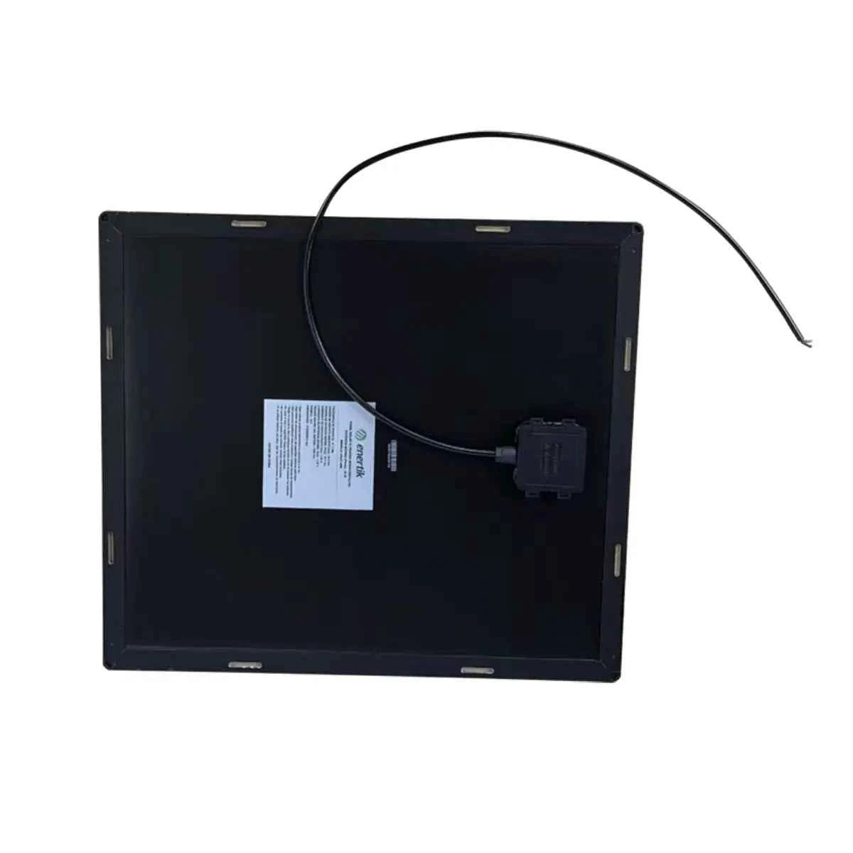 Panel Solar Monocristalino Ultrafino (Negro) – 30W