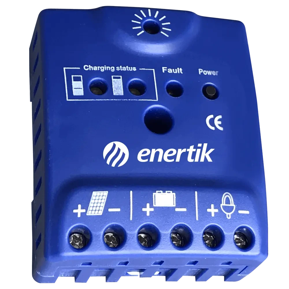 Regulador de Carga para Paneles Solares 10A 12/24V – Línea C