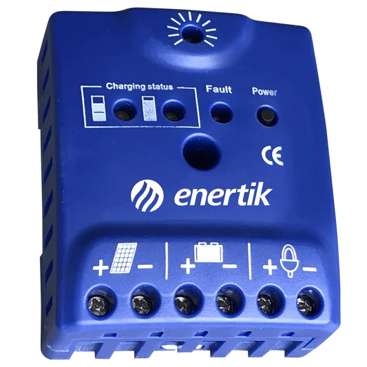 Regulador de Carga para Paneles Solares 10A 12/24V – Línea C