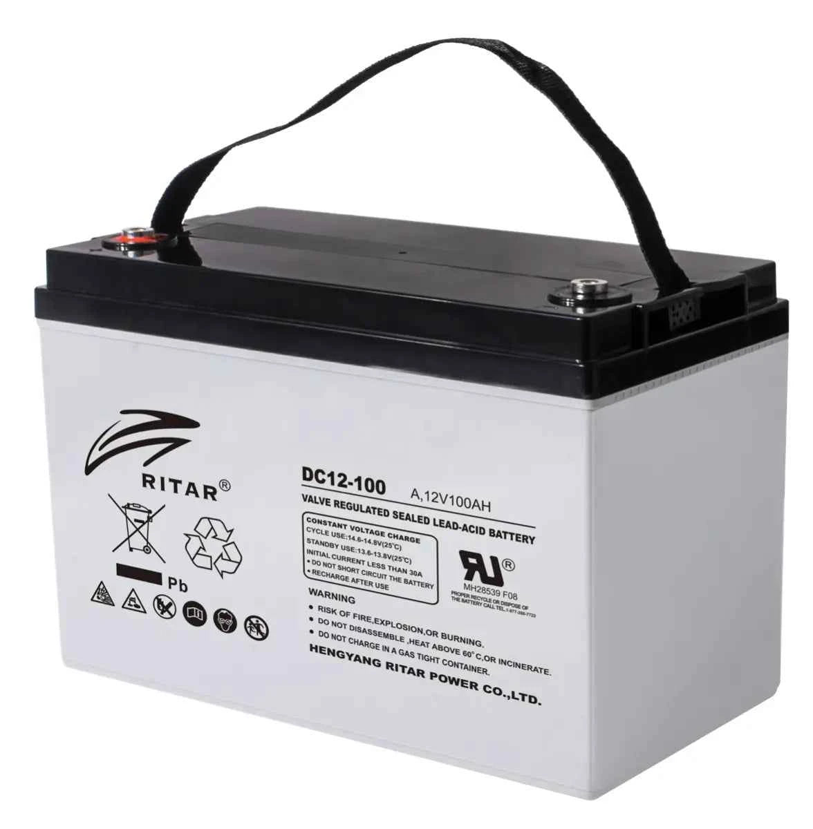 Batería de Ciclo Profundo AGM – Ritar 12V 100Ah (Serie A)