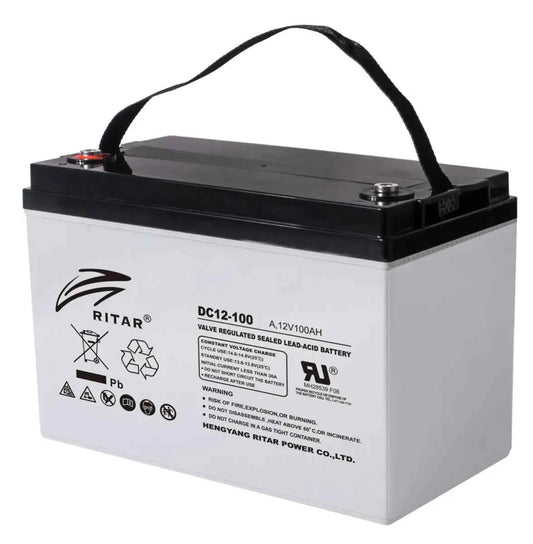 Batería de Ciclo Profundo AGM – Ritar 12V 100Ah (Serie A)
