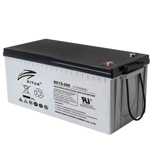 Batería de Ciclo Profundo AGM – Ritar 12V 200Ah (Serie A)