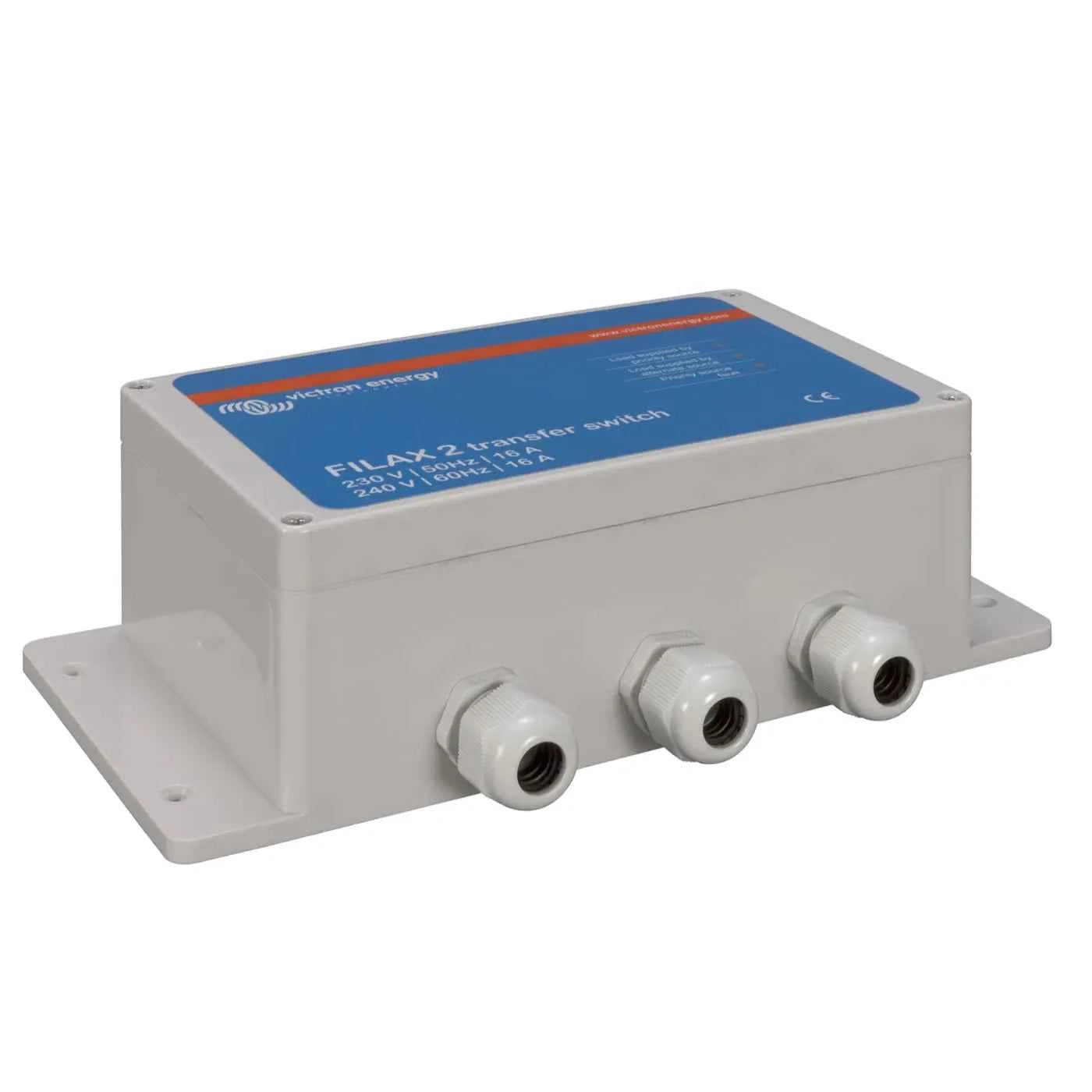 Conmutador de Transferencia Automático Victron – Filax 2 CE 230V/50Hz-240V/60Hz