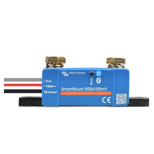 Medidor de Corriente de Baterías Inteligente – Victron Smartshunt IP65 500A 50mV