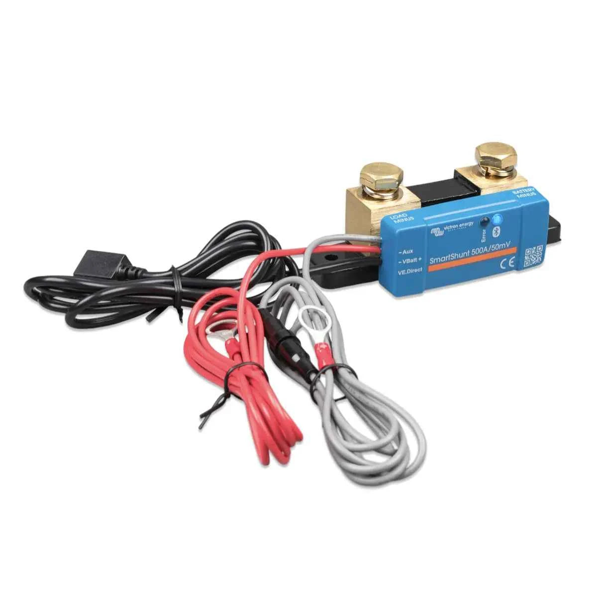 Medidor de Corriente de Baterías Inteligente – Victron Smartshunt IP65 500A 50mV