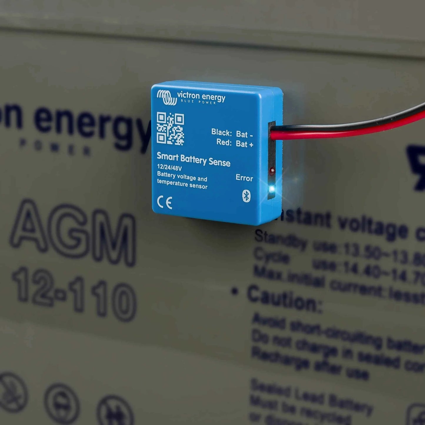 Sensor Inteligente de Tensión y Temperatura de Baterías – Victron