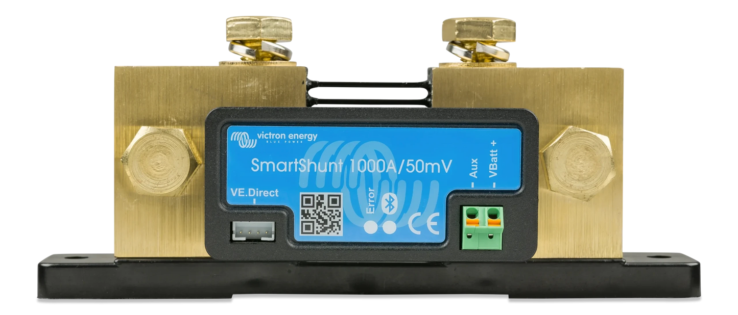 Medidor de Corriente de Baterías Inteligente – Victron Smartshunt 1000A 50mV