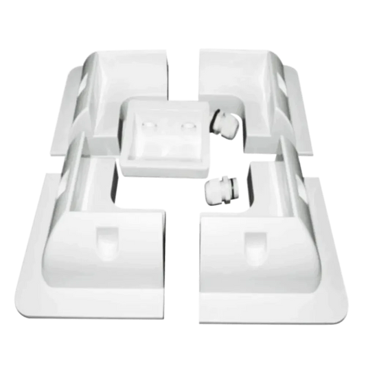 Soporte Plástico Solar para Vehículos Kit 5Pcs