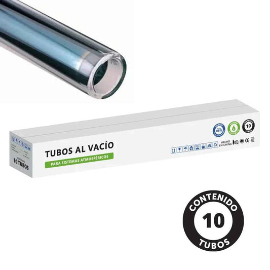 Caja x 10 Tubos de Vidrio para Termos Solares Atmosféricos