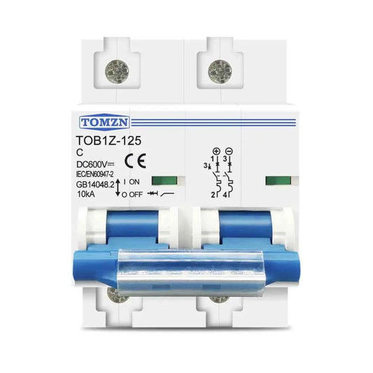 Interruptor Termomagnetico de Corriente Continua 600Vcc – 2P 100A