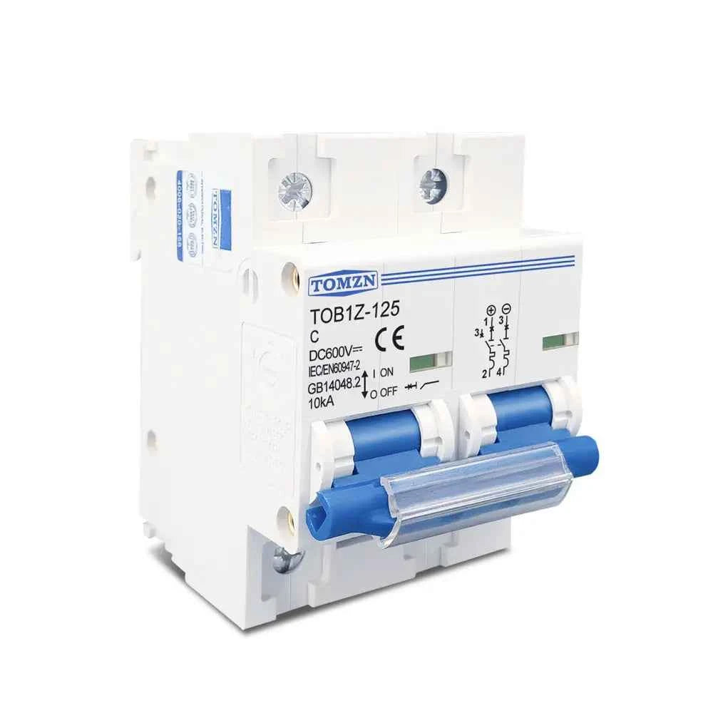 Interruptor Termomagnetico de Corriente Continua 600Vcc – 2P 100A