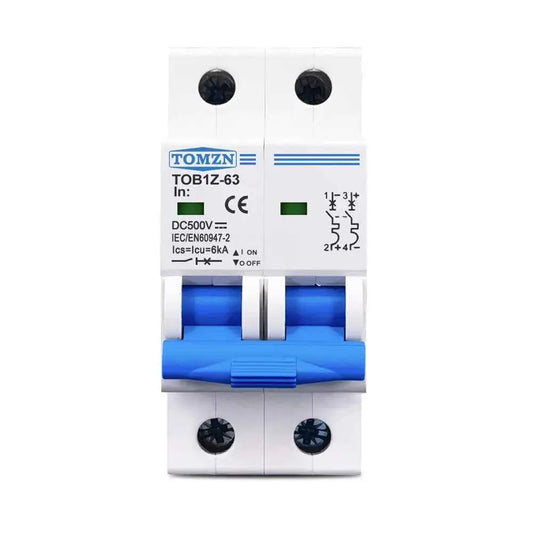 Interruptor Termomagnetico de Corriente Continua 500Vcc – 2P 32A