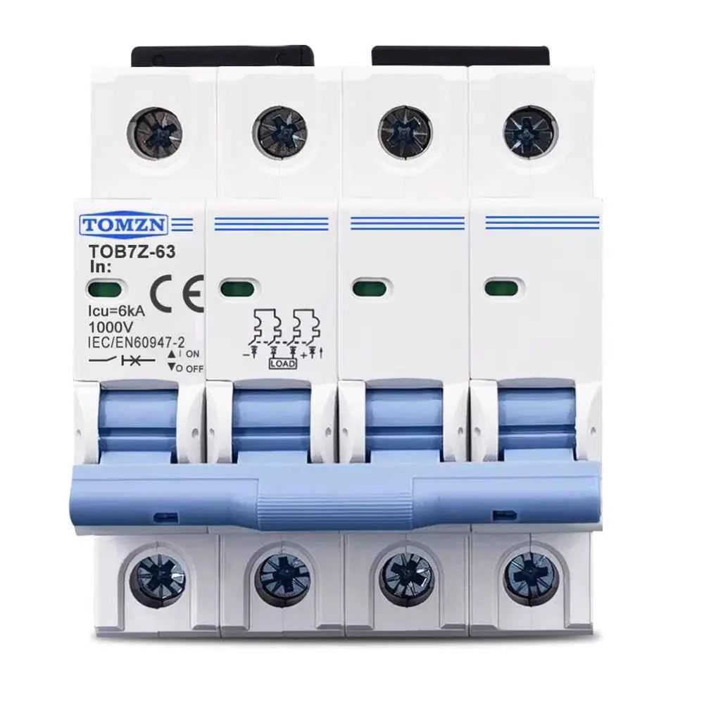 Interruptor Termomagnetico de Corriente Continua 1000Vcc – 4P 20A