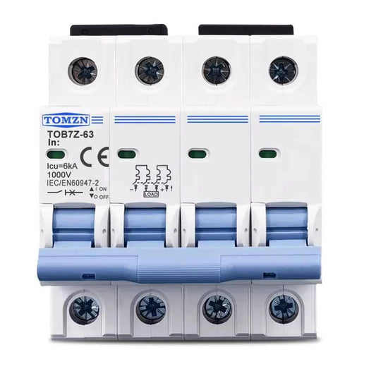 Interruptor Termomagnetico de Corriente Continua 1000Vcc – 4P 20A
