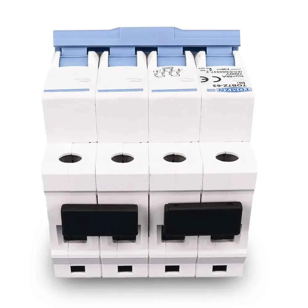 Interruptor Termomagnetico de Corriente Continua 1000Vcc – 4P 63A