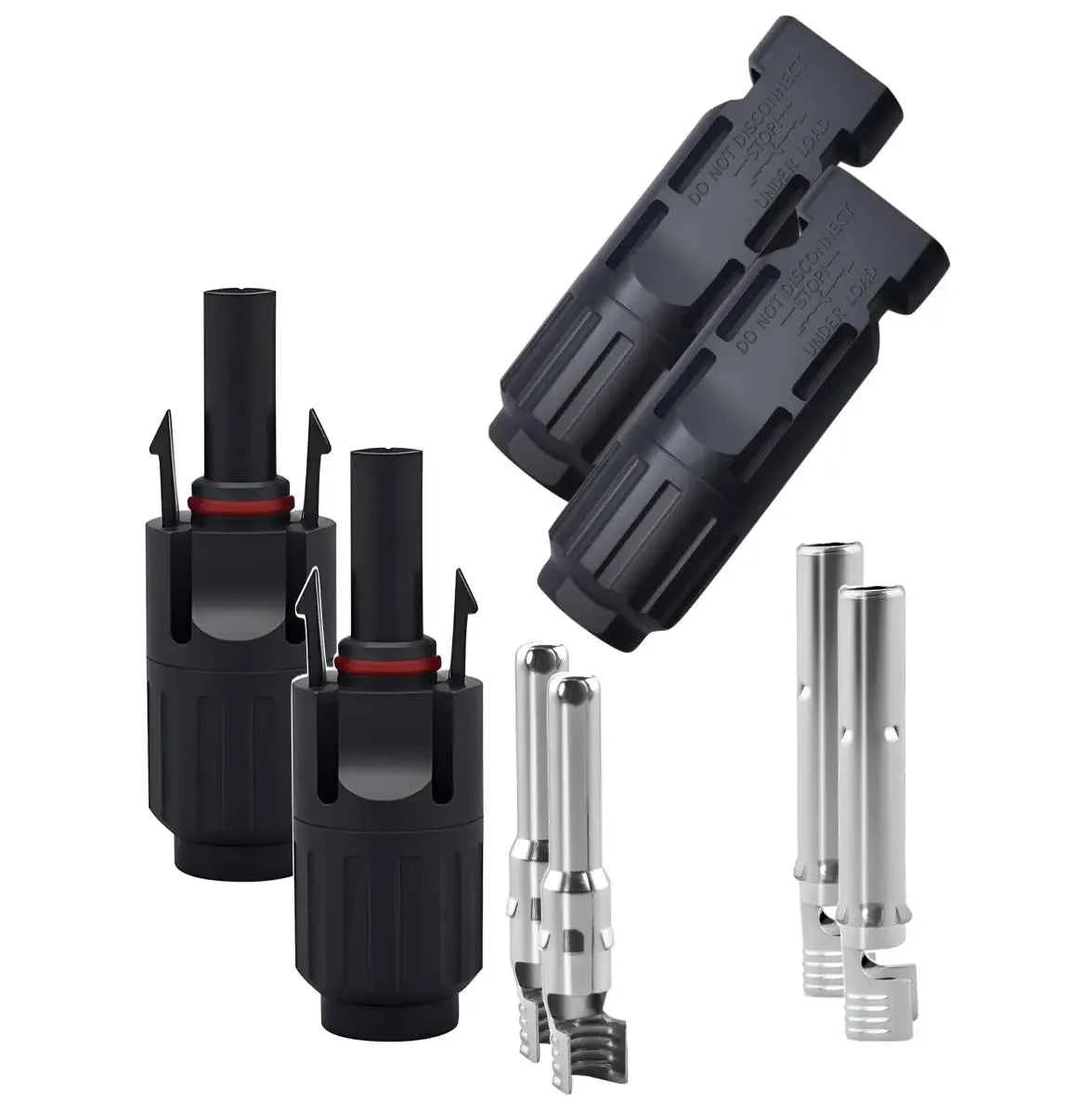 Conector MC4 1500Vcc 45A – Kit 2 Pares (para Paneles Solares)