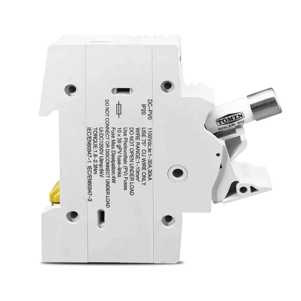 Portafusible para Fusible Solar gPV 10x38mm con LED – 1P