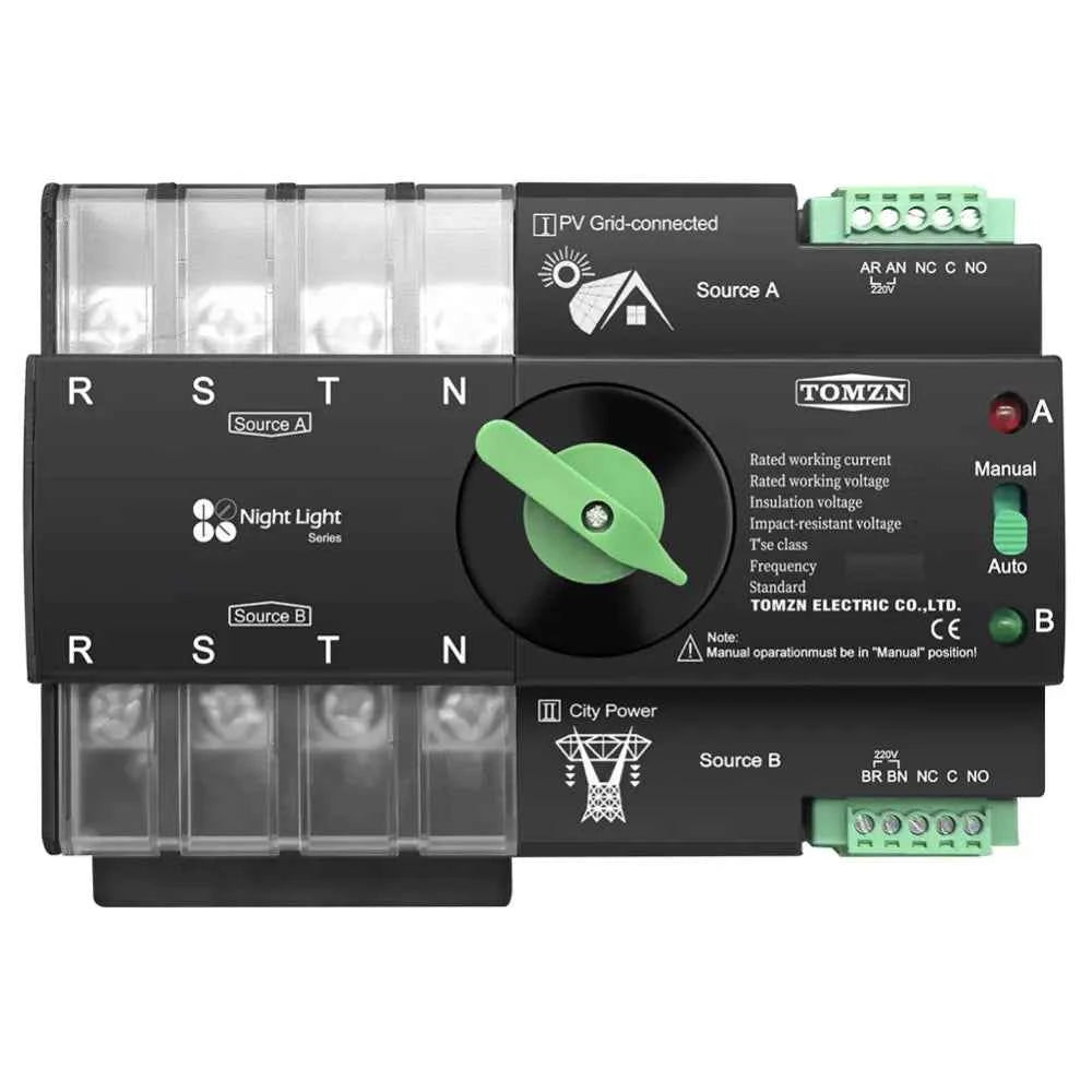 Interruptor Automático de Transferencia – 4P 125A