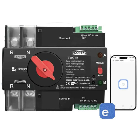 Interruptor Automático de Transferencia con WiFi – 2P 63A