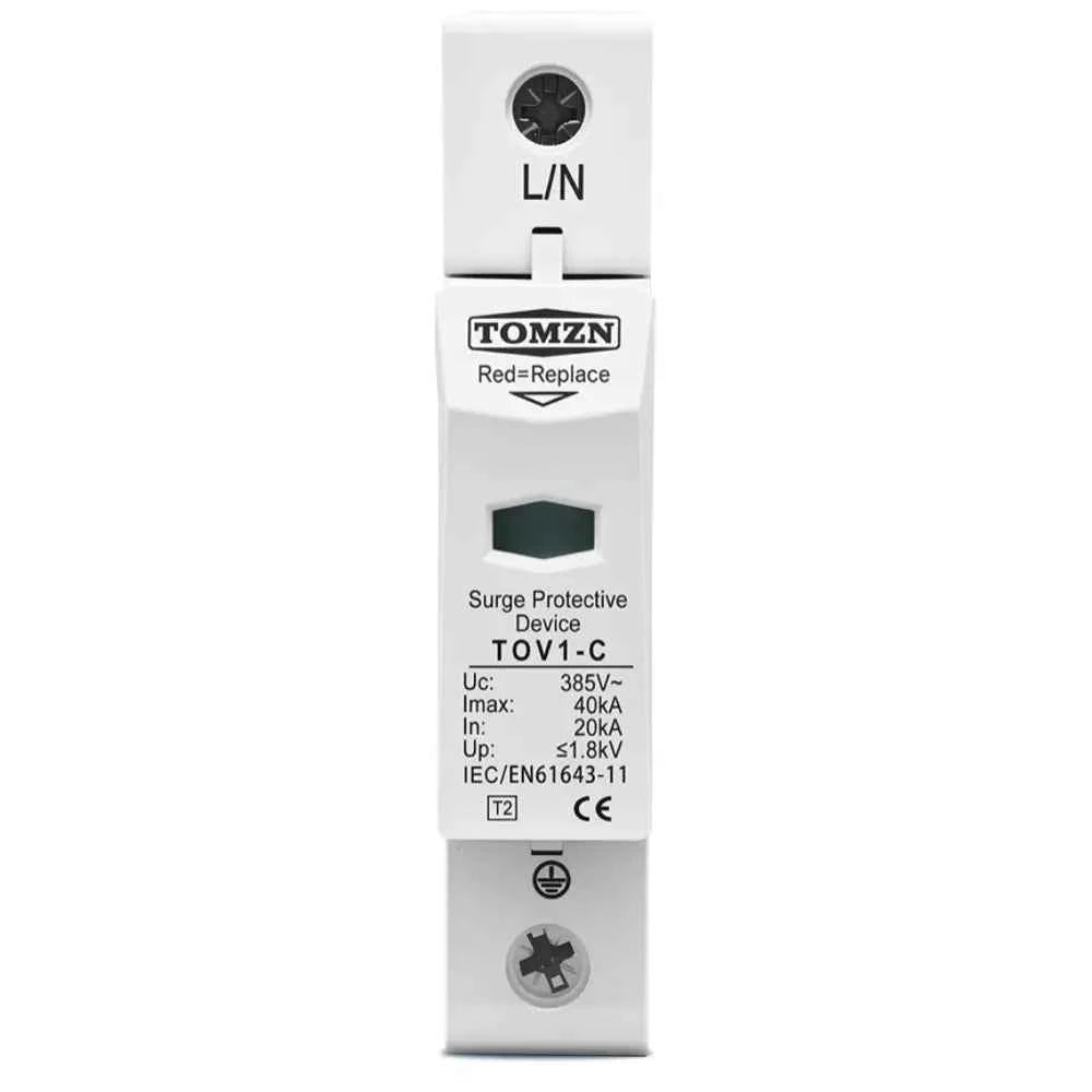 Protector Contra Sobretensiones 385Vca – 1P 20/40kA