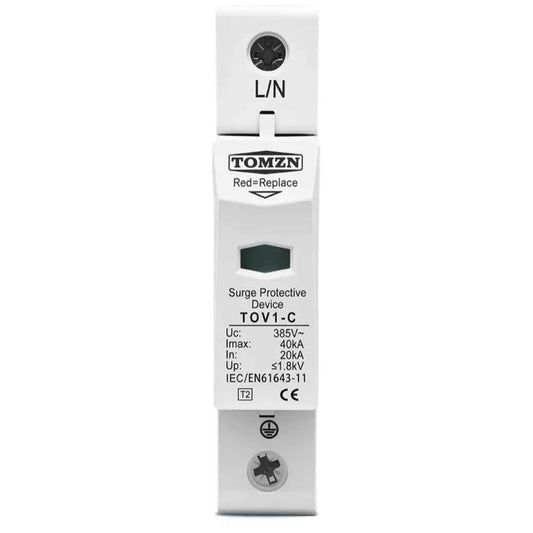 Protector Contra Sobretensiones 385Vca – 1P 20/40kA