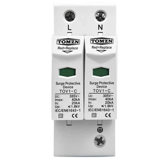 Protector Contra Sobretensiones 385Vca – 2P 20/40kA