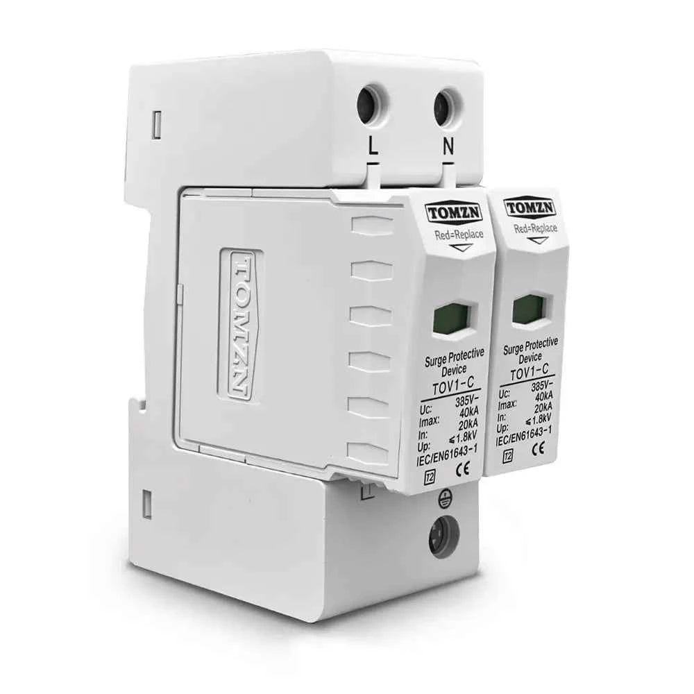 Protector Contra Sobretensiones 385Vca – 2P 20/40kA