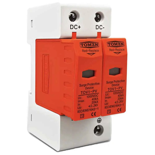 Protector Contra Sobretensiones 1000Vcc – Fotovoltaico 2P 20/40kA