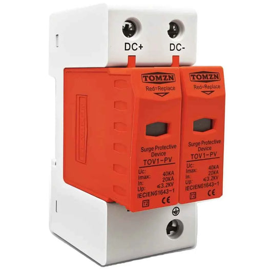 Protector Contra Sobretensiones 500Vcc – Fotovoltaico 2P 20/40kA