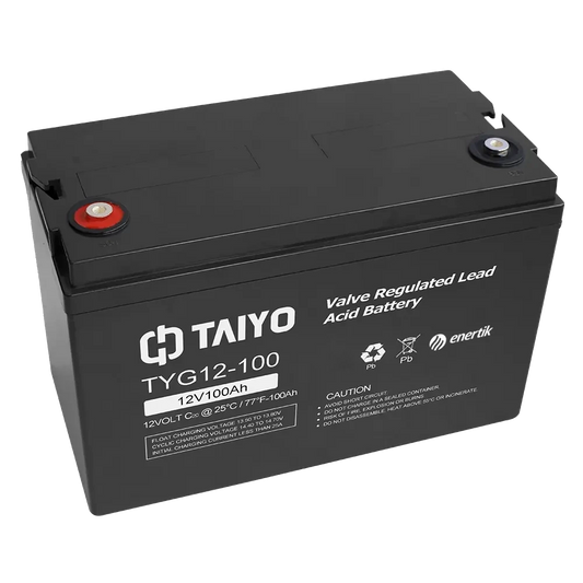 Batería de Ciclo Profundo Gel – TAIYO 12Vcc 100Ah