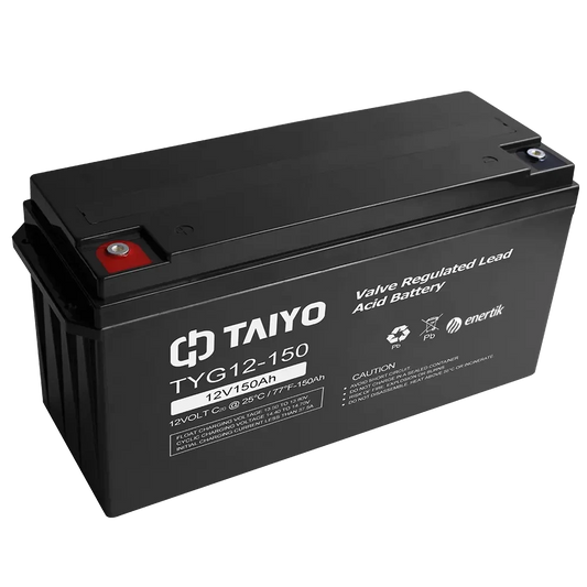 Batería de Ciclo Profundo Gel – TAIYO 12Vcc 150Ah