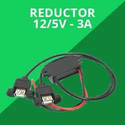Reductor de Continua DC (Con USB) 12V – 5V 3A