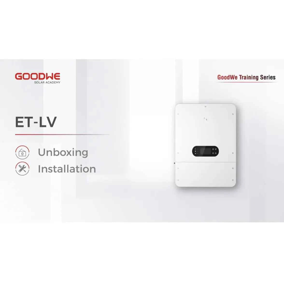 Inversor híbrido trifásico (48V) – GoodWe ET LV 20 kW