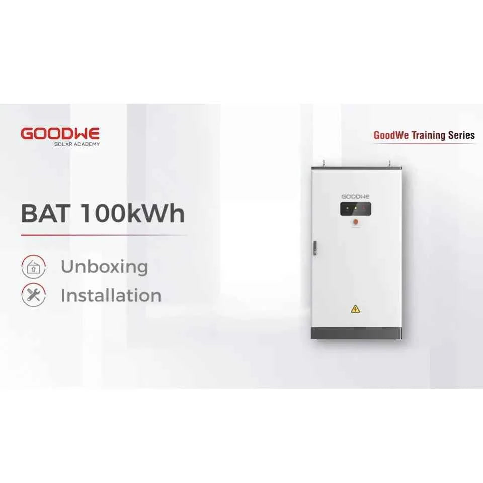 Batería de Litio Modular de Alta Tensión Goodwe 563.2V 112.6kWh – BAT-C (IP55)