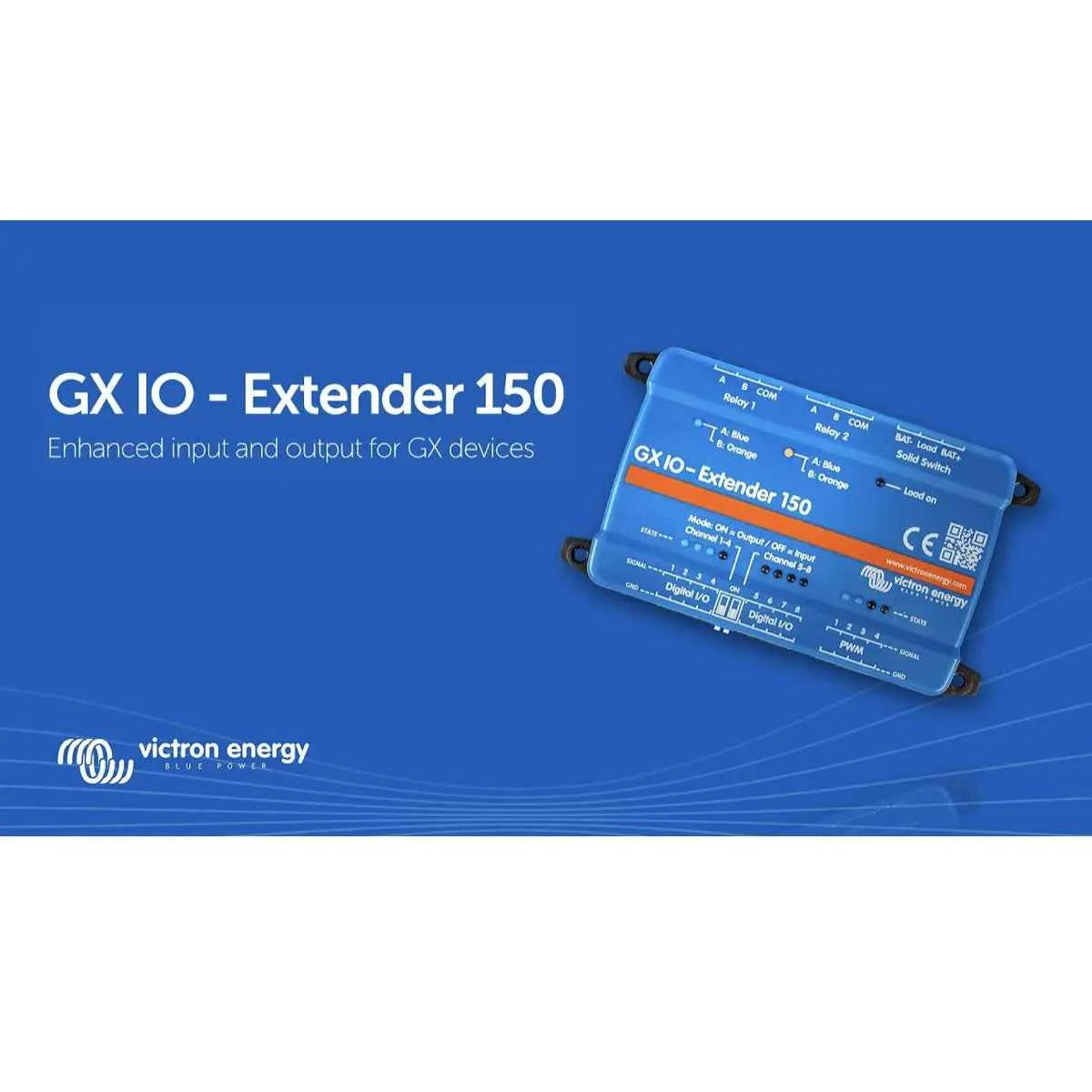 Hub de extensión E/S para Victron GX – GX IO-Extender 150