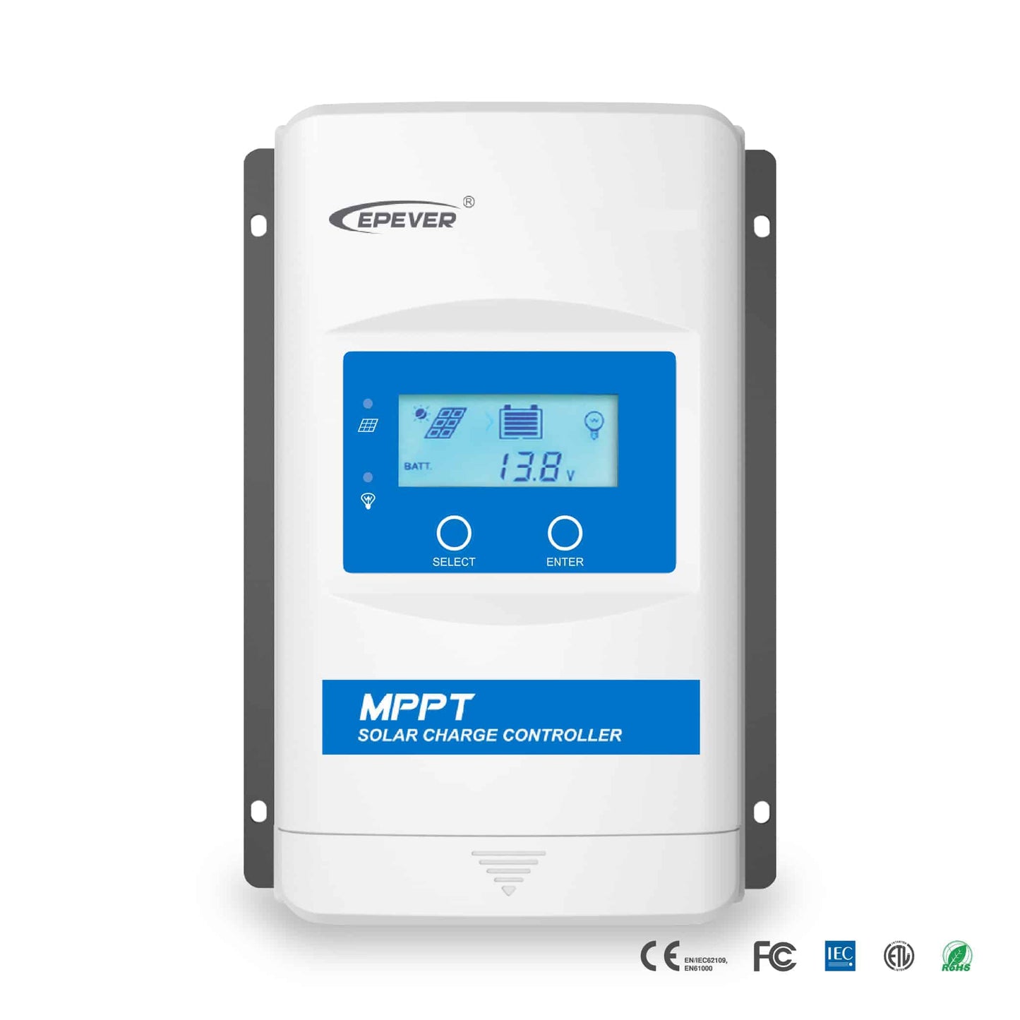 Regulador de Carga para Paneles Solares MPPT 40A 12/24/36/48V – EPEVER XTRA4415N G3