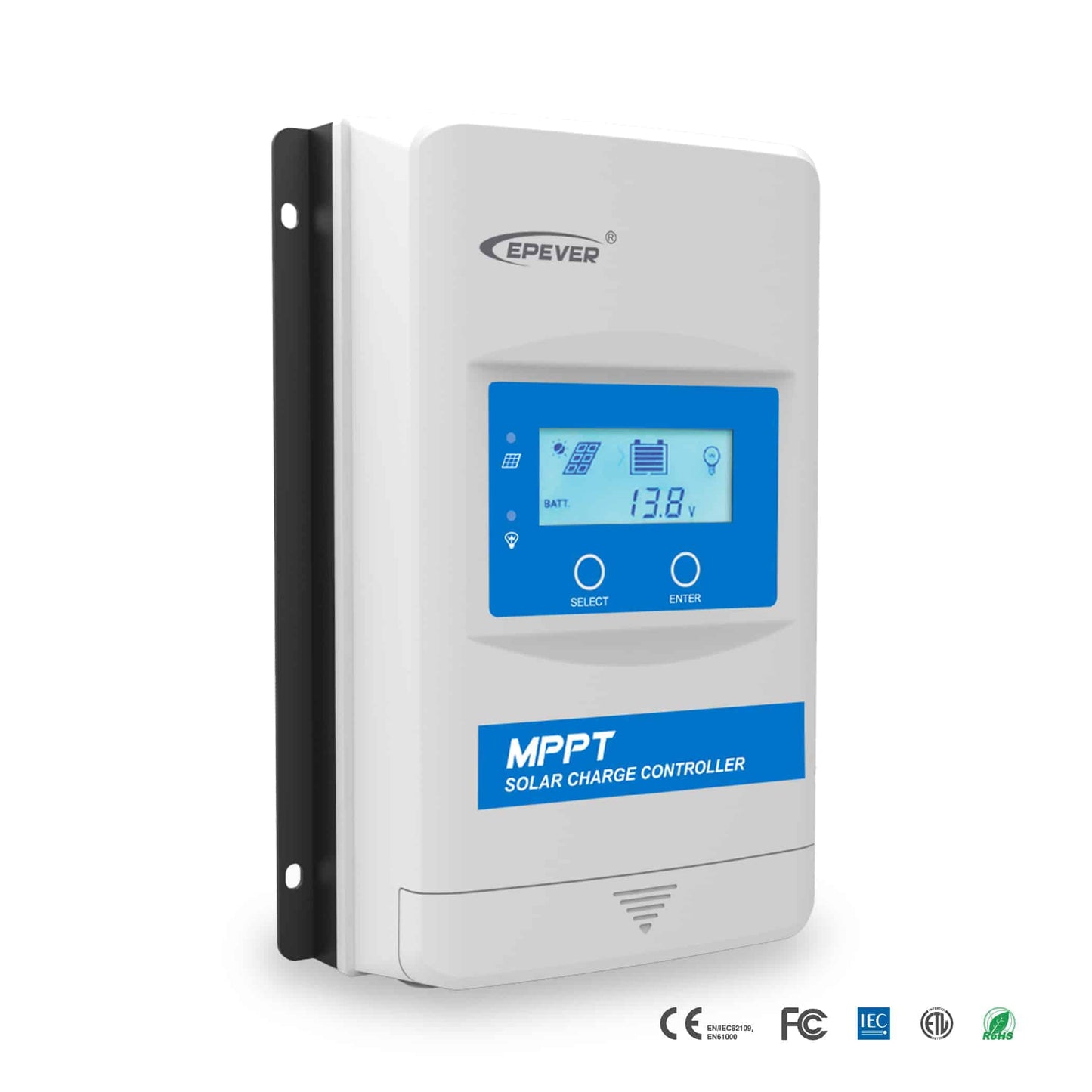 Regulador de Carga para Paneles Solares MPPT 40A 12/24/36/48V – EPEVER XTRA4415N G3