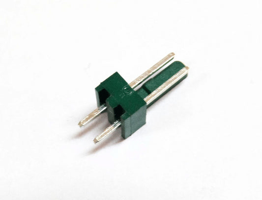 Conector Codificado Cromado Conexión Macho 2 Vías Orientación Frontal 100″