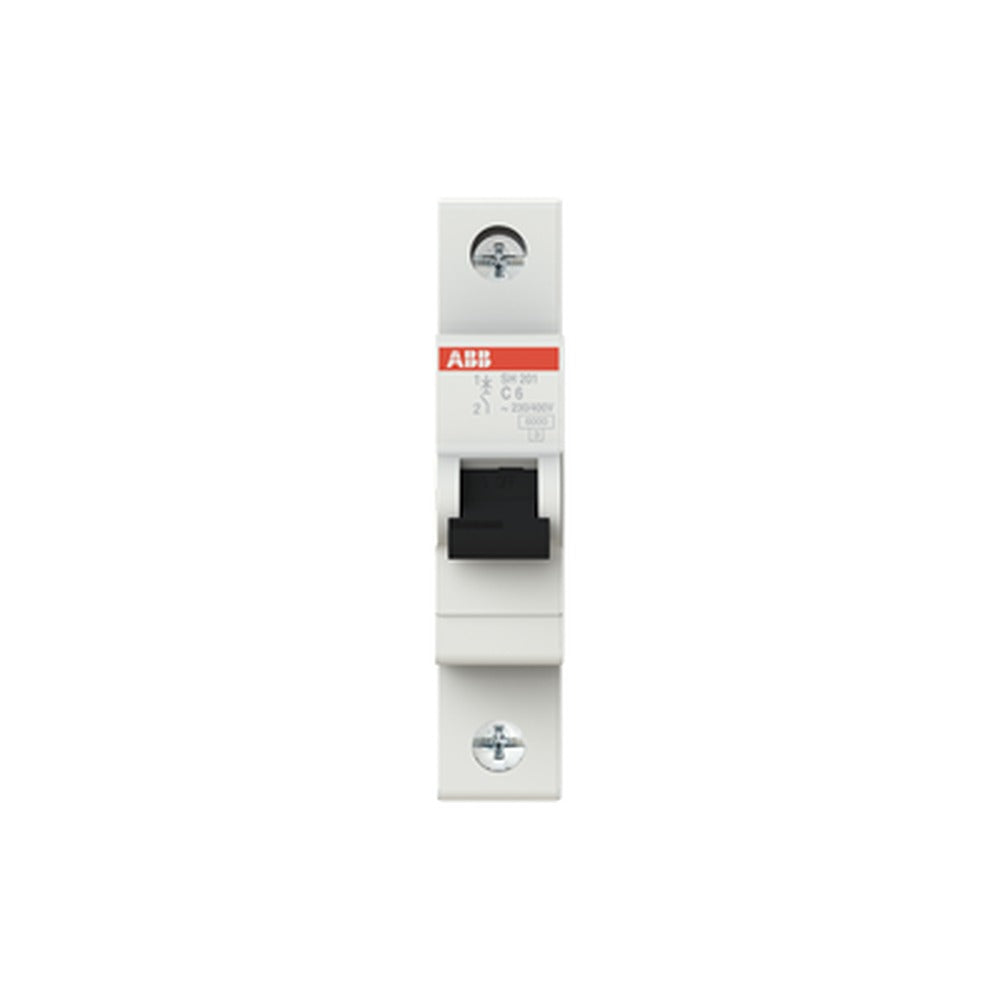 Interruptor Automático 1 polo 6A Curva C 6.000A ABB 2CDS211001R0064
