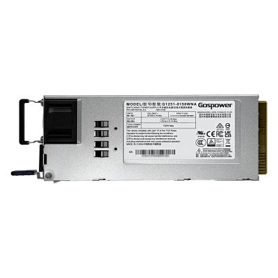 G1251-0150WNA MIKROTIK Fuente de alimentación de repuesto 150W para CRS812-DDQ 100-240VAC conector C14 vista 3
