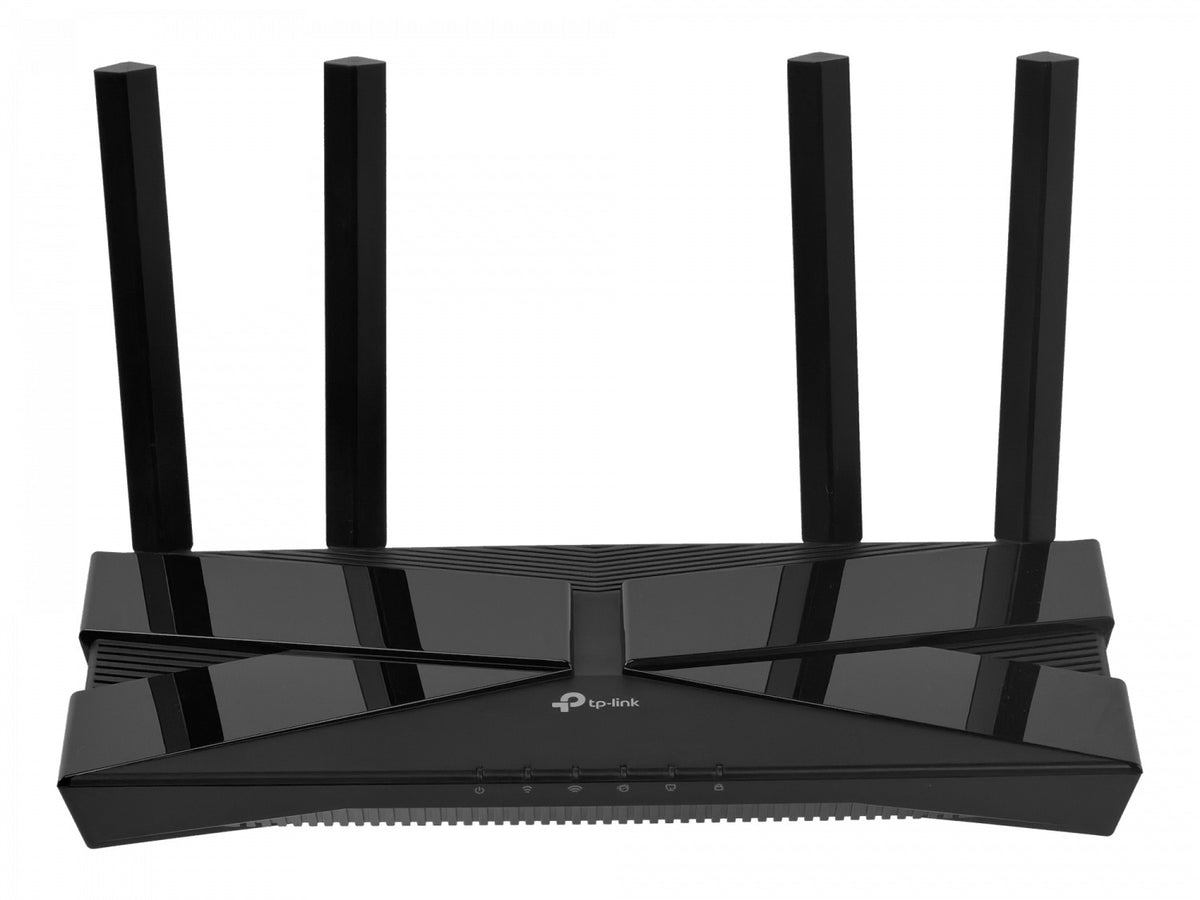 AX53 Router inalámbrico TP-LINK WiFi 6 AX3000, banda dual 5 GHz y 2,4 GHz, velocidad combinada de 3 Gbps, 4 antenas fijas y 4 puertos WAN/LAN de 1000 Mbps