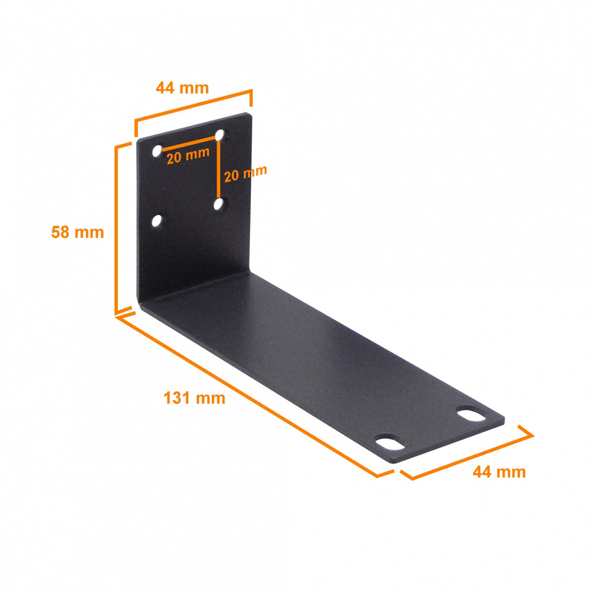 RKE-10B PLANET Juego de soportes alargados 13 cm para instalar Switch/Router en bastidor 1U