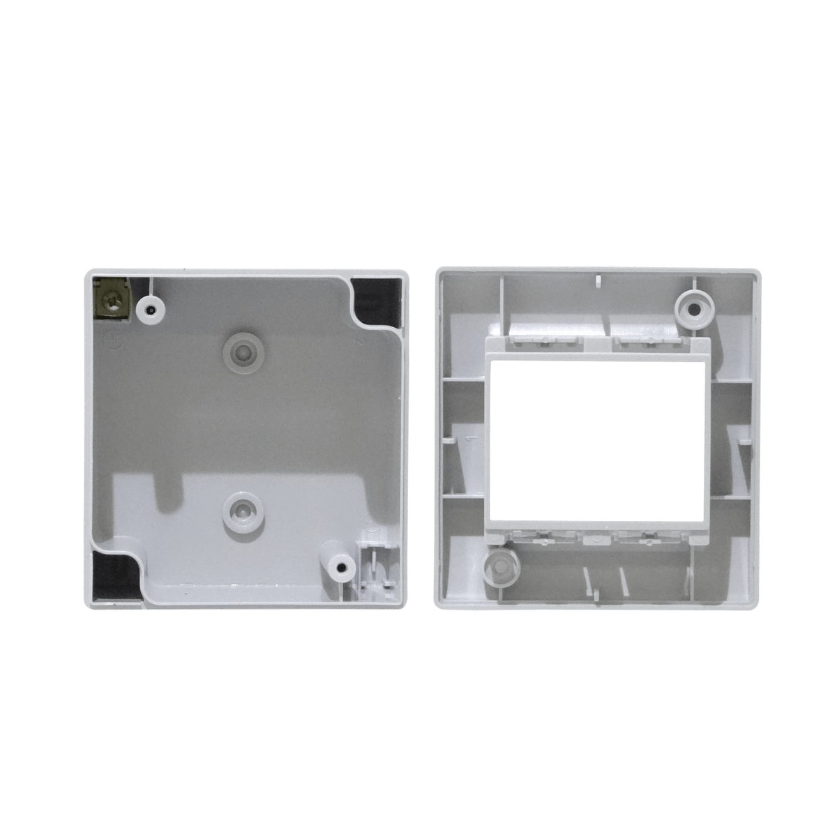 KEP-2 KALOP sinTapa 2-Módulos Caja Gris IP40 2-Puestos Sigma KL42013