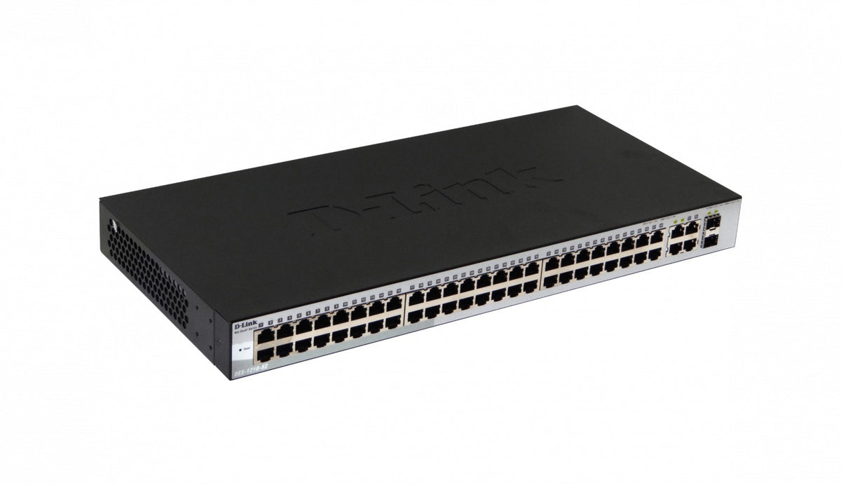 DES-1210-52-LIQ D-LINK DE SEGUNDA MANO Switch Smart Gestionable Rack 52-puertos 48x100 2x1000 2xSFP-Combo