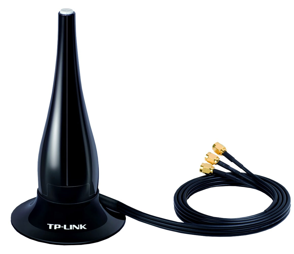 TL-ANT2403N Antena omnidireccional TP-LINK de 3 dBi para 2,4 GHz, conector 3-RPSMA-Macho y cable de 1 metro